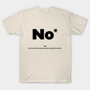 No* - Vintage - Cat T-Shirt